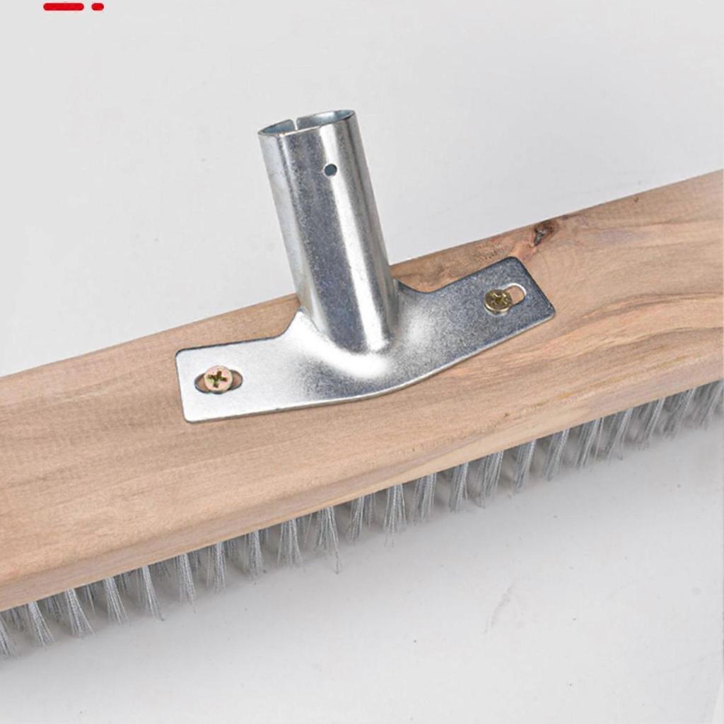 Rough Surface Floor Brush Stainless Steel Wire Deck Scrub Cleaning Tool 20cm