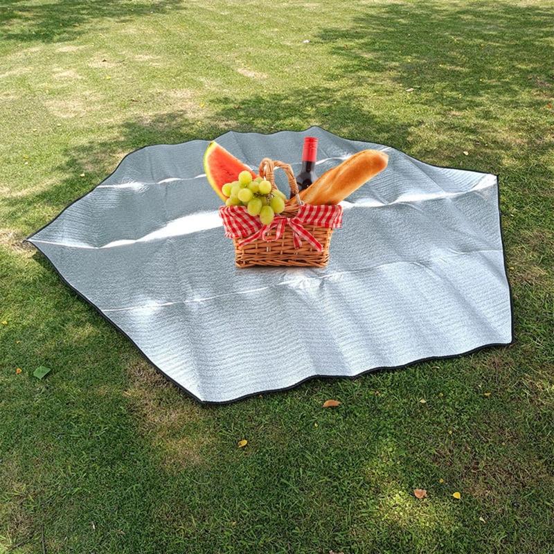 Compacts Sandproof Picnics Mats Light weight Beach Blanket Folded Outdoor Mats for Beach and Picnics Use
