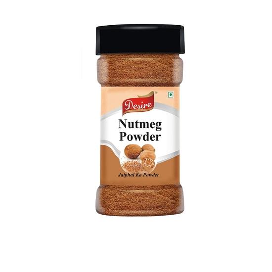 Порошок мускатного ореха Desire 100 г - Jaiphal Jathikka Powder | Органически выращенный | Натуральный и ароматный | Идеально подходит для выпечки, кулинарии и напитков 100GM