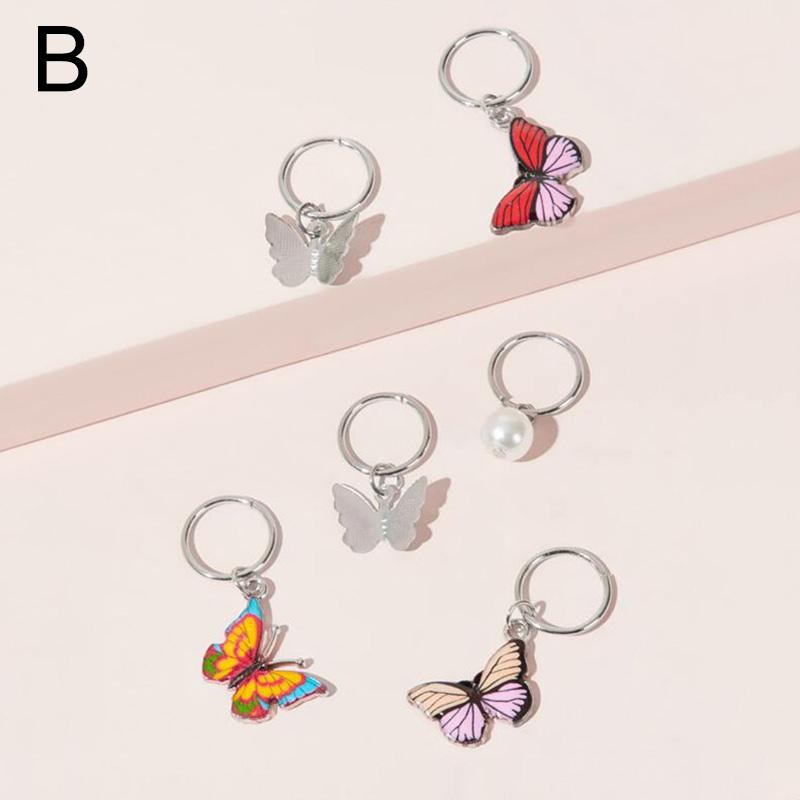 2 Cerchietti Per Capelli Con Farfalla 3D – Accessori Cosplay Per Donne E Ragazze – 3 Colori Casuali (Blu, Viola, Rosa)