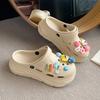 Cartoon soft bottom heightening slippers new