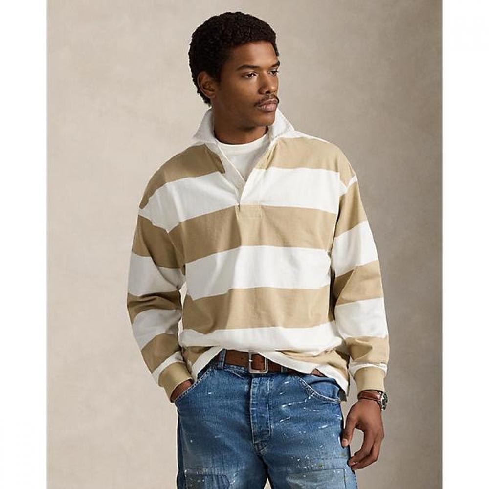 Polo Ralph Lauren Men S Big Fit Stripe Rugby Shirt Mnpokni16825073101 XS