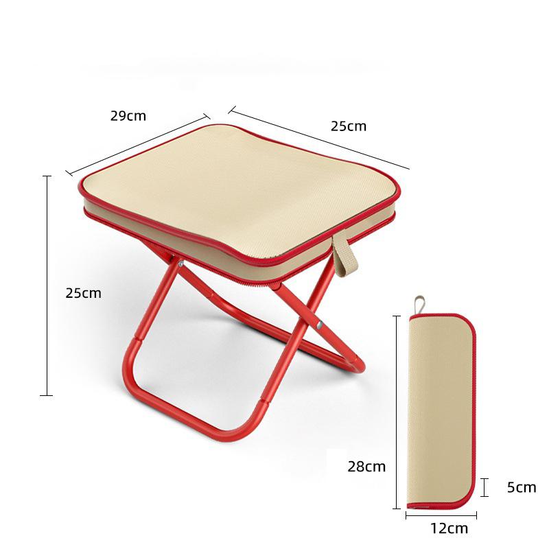 Folding Chair Stool Portable Lightweight Folding Chair Portable Backpack Folding Stool for Outdoor Camping Picnic Sit Pad
