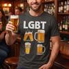 Camiseta LGBT 'Vamos a Tomar Cervezas Esta Noche', Camiseta Divertida para Beber Cerveza, Ropa Retro de Pub
