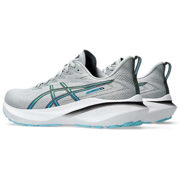 New Asics GT 2000 13 Piedmont Grey Black Aqua 1011B861-020
