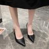 Thick Heel Dress Shoes Summer Casual Fashion Pointed Toe Stiletto Sandals Sexy Elegant Banquet Comfortable High Women's Shoes