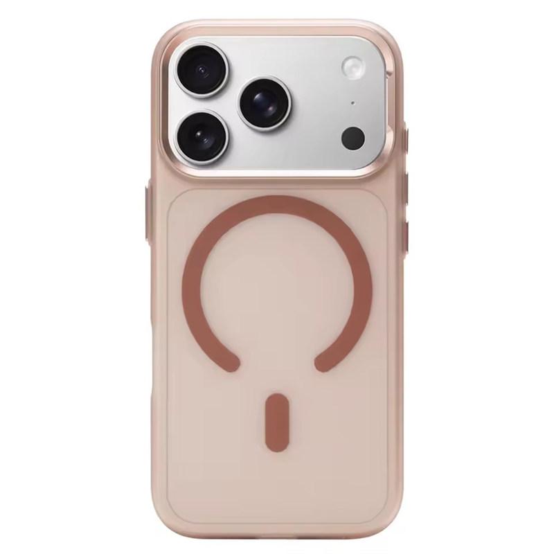 Metal Lens Matte Frosted Translucent For Magsafe Case For iPhone 17 Pro Max 17Pro 16 15 Pro Max Magnetic Wireless Charging Slim Hard PC Cover
