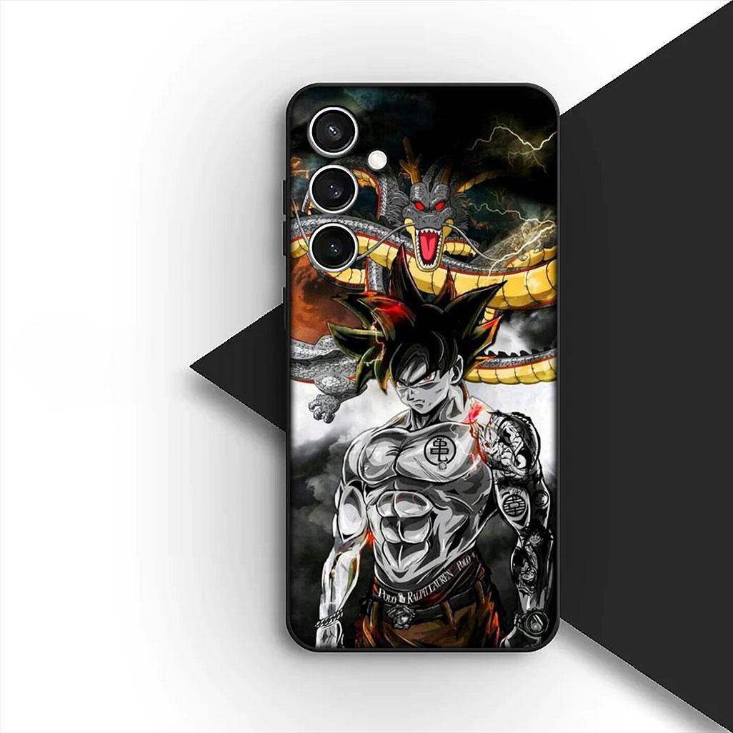 

Cover for Samsung Galaxy S24 S25 S23 FE Ultra Plus S7 Edge S25+ S23+ A56 5G Casing Phone Case Gohan Dragons Balls Son Goku Galaxy S25 FE