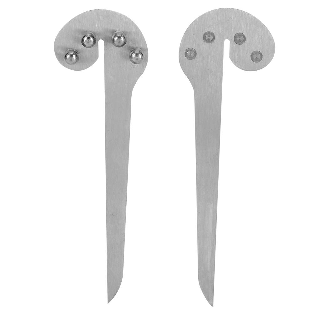 Center Gauge Wookworking Ruler Small Portable Marking Tool Stainless Steel Supplies