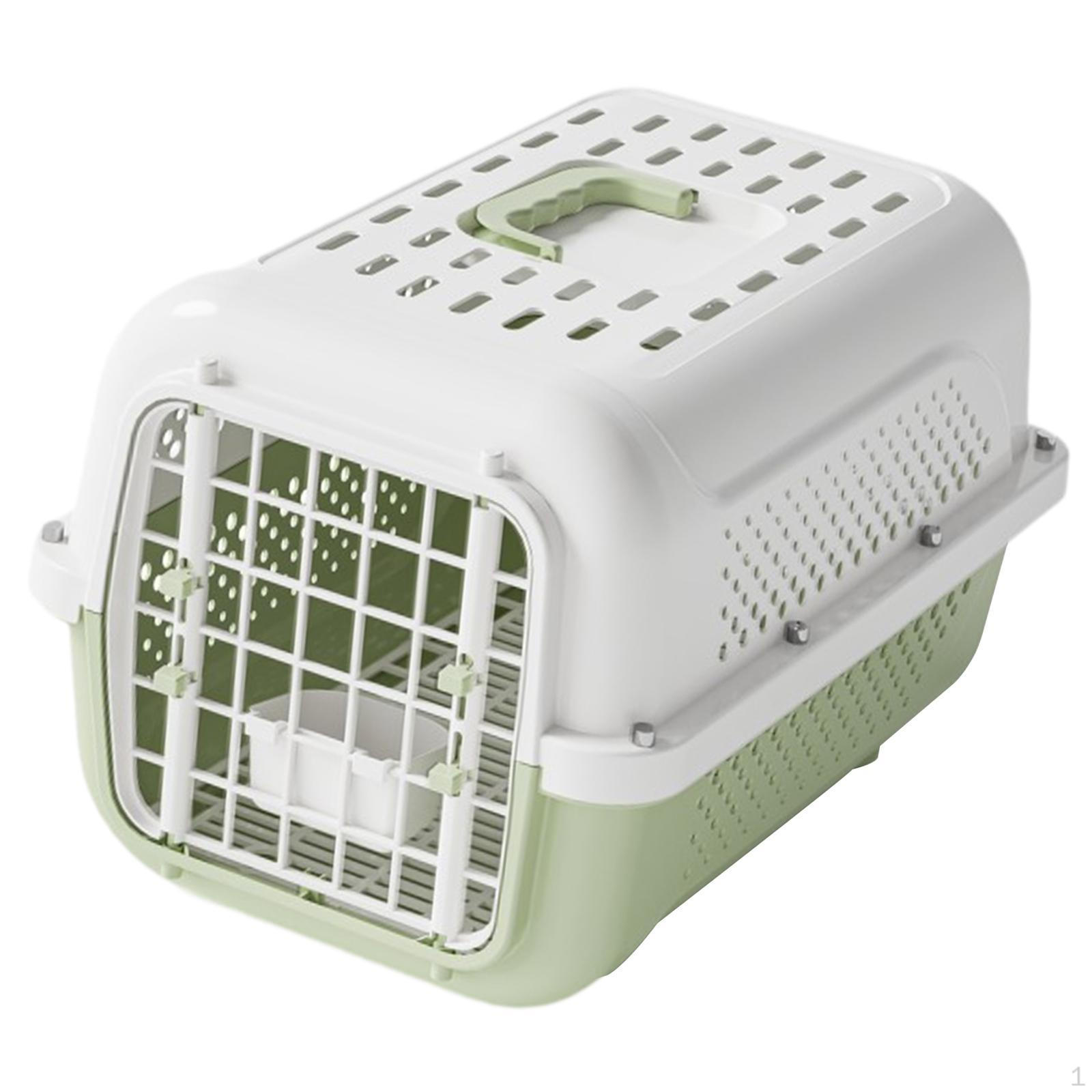 

Компактная переноска для кошек и собак 19x12,6x13,8 дюймов с ручкой Light Green