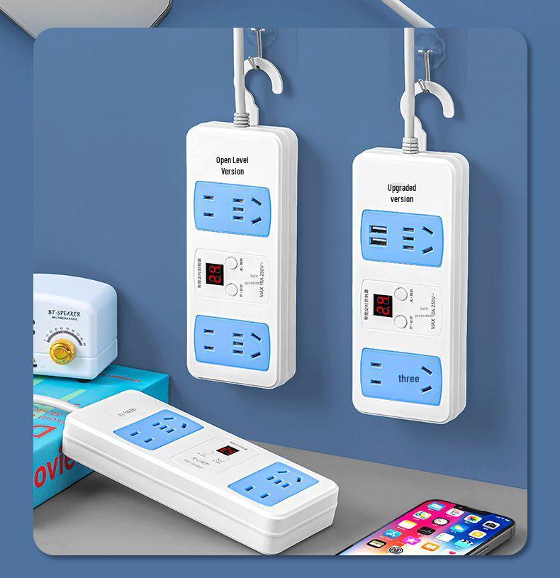 Electric Vehicle Timer Socket: 1-24 Hour Power Control & Overcharge Protection