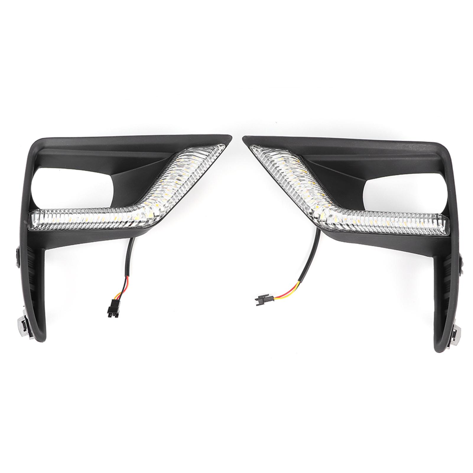 

2 шт. светодиодные дневные ходовые огни противотуманные фары желтые белые 2 цвета подходят для Toyota Land Cruiser Prado