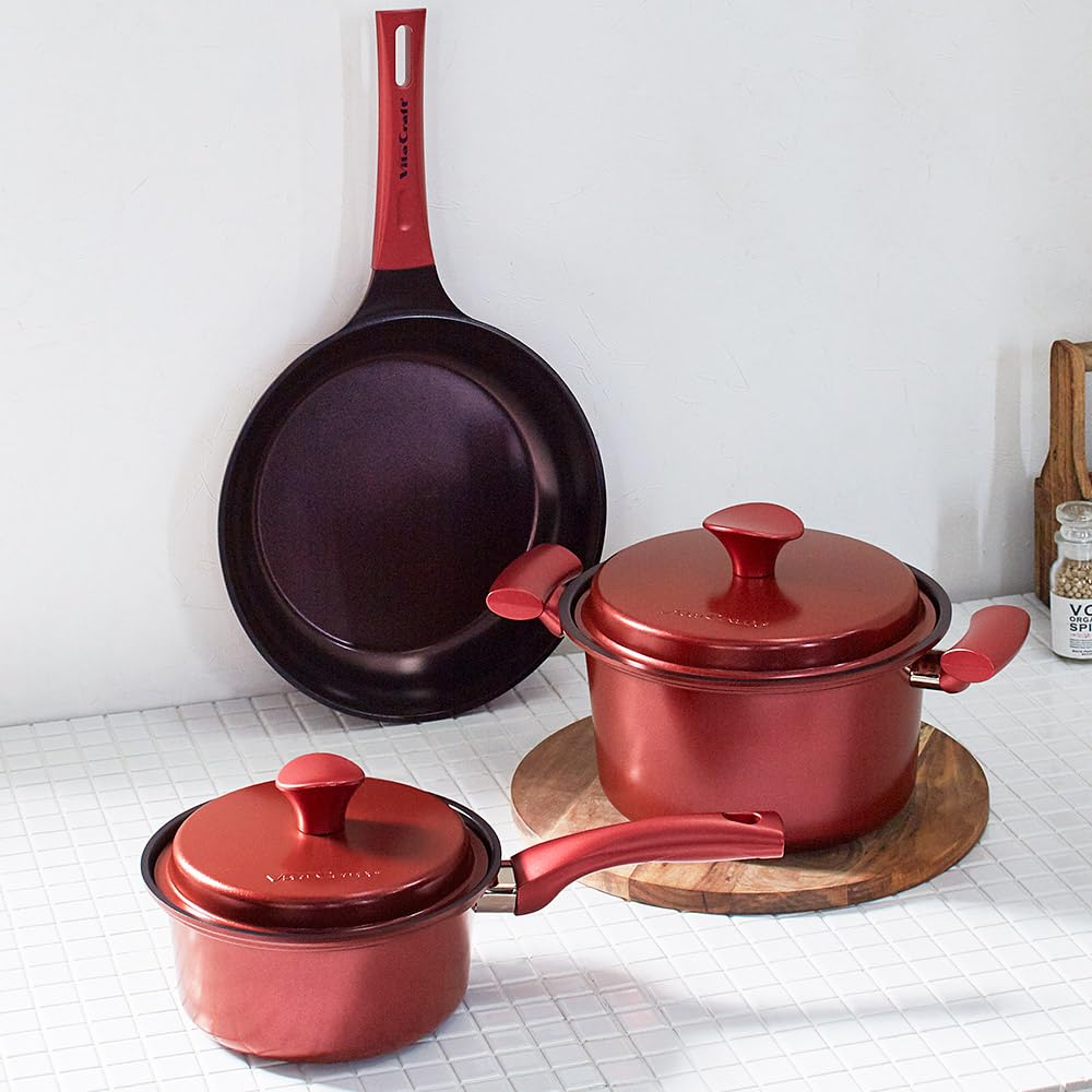 Vita Craft Light Saucepan, 15cm, Premium Red