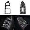 For Subaru BRZ  Toyota GT86 2012-2020 Real Soft Carbon Fiber LHD RHD Sticker Interior Trim Car Window Switch Button Frame Cover