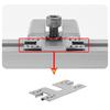 100PCS High Temperature Resistant Solar Panel Spacer Solar Grounding Clip Washer  Photovoltaic