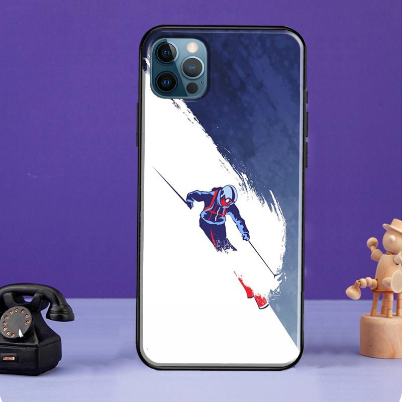 

Лыжный чехол для катания на лыжах, сноуборде и сноуборде для iPhone 13 11 14 Pro Max 12 mini, полный чехол для iPhone XR XS Max X 7 8 Plus SE 2020 iPhone 14