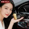 QPVH8 Suede Clean Leather Cloth Car Washing Cleaning Tool Air Conditioner Outlet Cleaning Soft Brush For Tesla Model Y S X car sticker