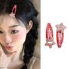 Adorkable Stern Glitzer Haarspange für Mädchen Kind Stern Haarspangen Glitzer Handgemacht Rosa Haarnadeln Hübsche Haarnadeln