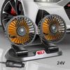 12V On-board Automobile Fan Cooling Automobile Fan Dual-head Automobile Fan Adjustable Automobile Cooler Fan Automobile Fan