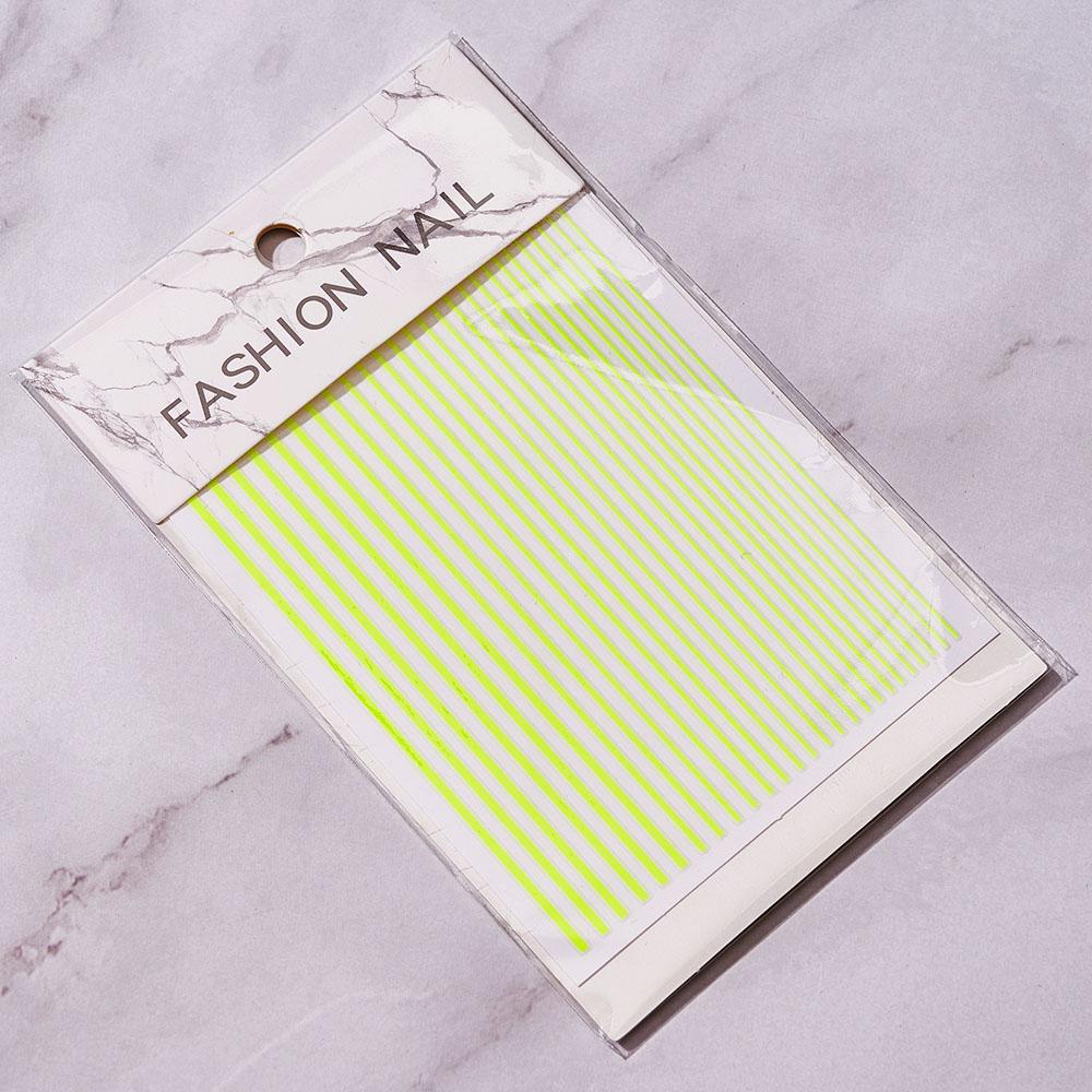 12Pcs/1pcs Nail Lines Strip Stickers Gold/Silver Metal CurveStrip Tape Decals Self-Adhesive Slider DIY Manicure Nail Art Sticker