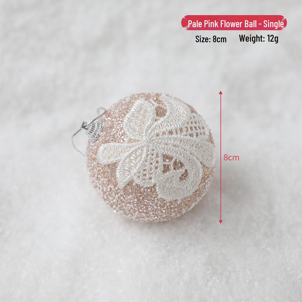 DIY Painted Foam Christmas Ornament: Snowflake & Irregular Pompon Balls