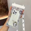 Fashion Cartoon Waterproof Phone Bag Sealed Touch Screen Airbag Protective Cover Floating Lanyard Swimming Storage Bag Summer
