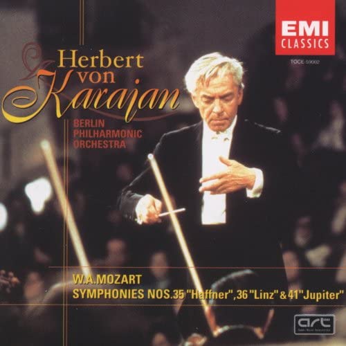 

CD KARAJAN - Mozart: Symphony 35 & 36 & 41 TOCE59002 Japan ObiClassical Used