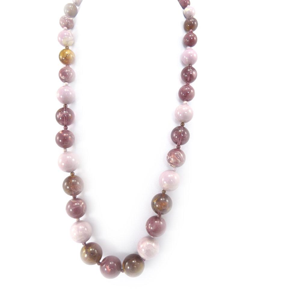 Les Trésors De Lily [K3167] - Purple 'Scarlett' Necklace