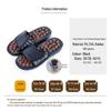 Men's Rotating Tai Chi Massage Slippers – 2024 Summer Anti-Slip Indoor Acupoint Foot Therapy.