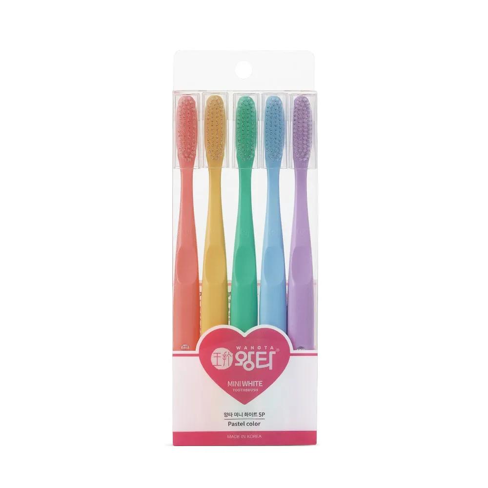 WANGTA Mini White Toothbrush 5P