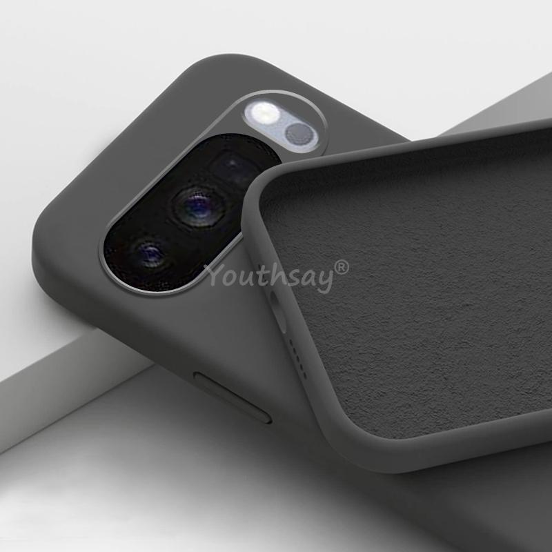 For Google Pixel 10 Pro Case Liquid Silicone Plain Case Pixel 10 Pro Cover TPU Anti-drop Protector Cover Pixel 10 Pro XL Case
