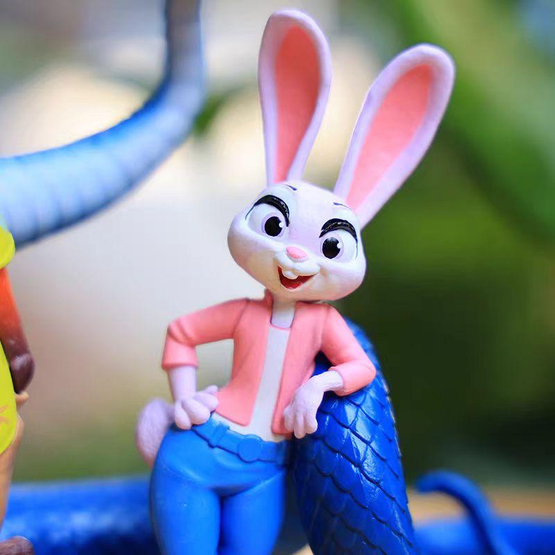 New Judy Nick Zootopia Movie Accessories Handmade Model Toy Snake Gary Anime Cartoon Fashion Car Desktop Ornament Gift and 2 Kid Friendly Entertaining
