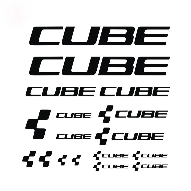 20cm für CUBE Fahrradrahmen Aufkleber Radsport DIY Dekoration Rennrad Sonnenschutz und Wasserdicht Auto Zubehör Aufkleber PVC