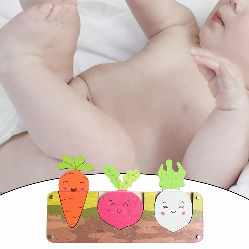 Sensory Busy Boards Accessories Pull Carrots Preschool DIY Enlightenment Puzzle Child Board