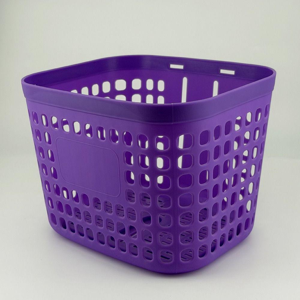 Thickened Plastic Children Kids Bicycle Basket 3 Colors Front Handle Carrier