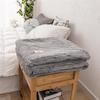 Summer Blankets Bed Coral Fleece Blanket for Sofa Throws Striped Warm Plaid Fleece Bed Cover Flannel Blanket