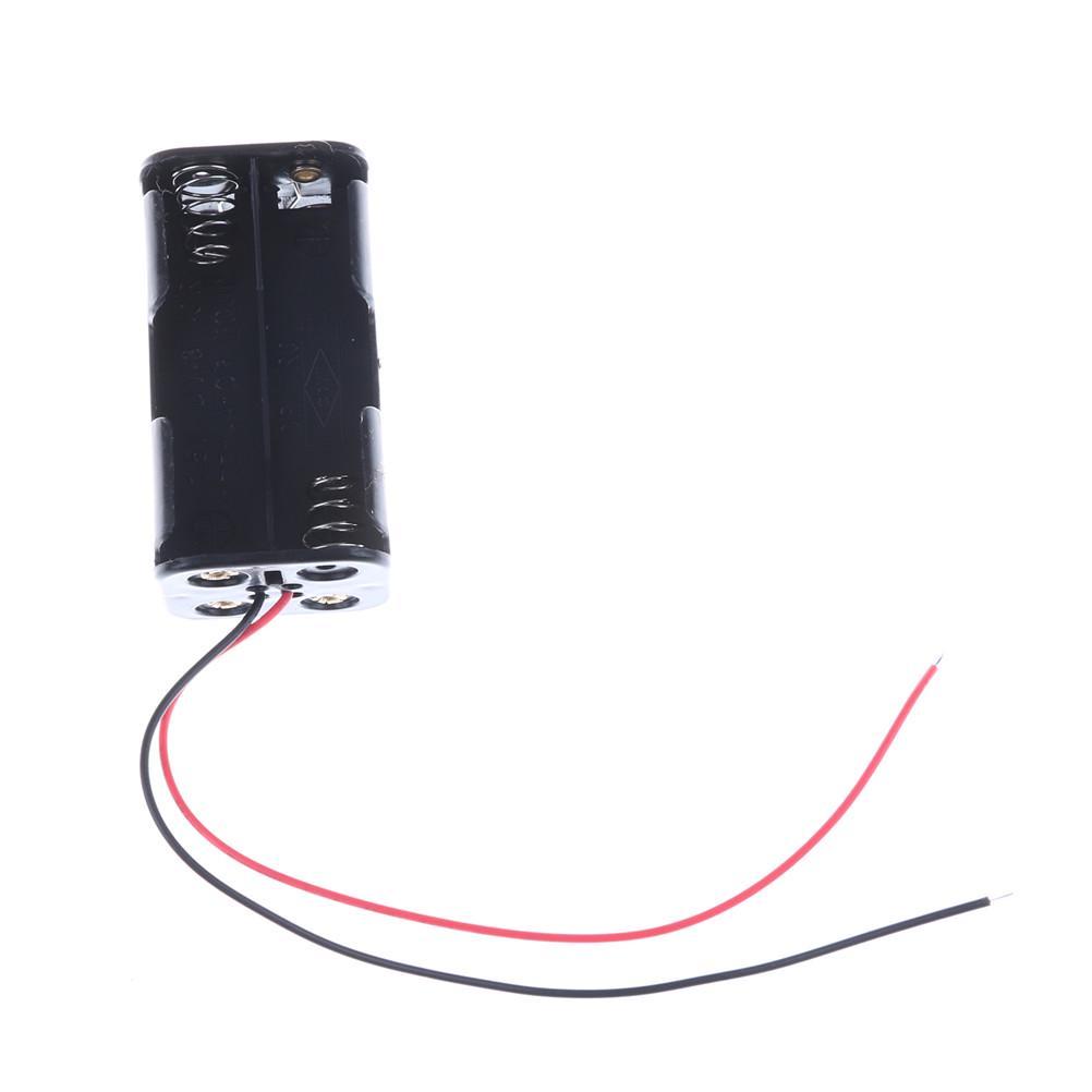 Battery Case Box 4 X Aa Battery Insert Compartment For 1/8 1/10 1/16 Rc Model