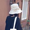 Fisherman Breathable Summer Hat With Butterfly Bow Accent Perfect For Sun Protection