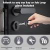 Innovative Metal Key Organizer Carbon Fiber Car Key Holder Keys Bag Key Case Holder  Women