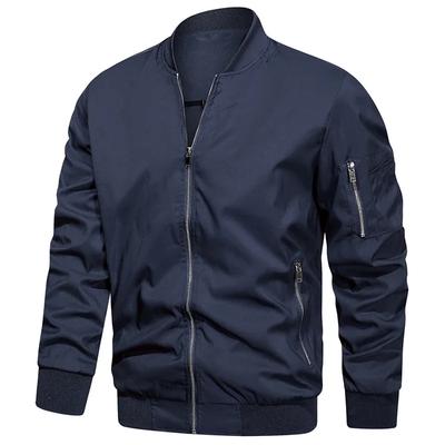 2025 Men's Lightweight Baseball Jacket Autumn Casual Pilot Baseball Jacket Fashionable Outdoor Sports Windproof Jacket