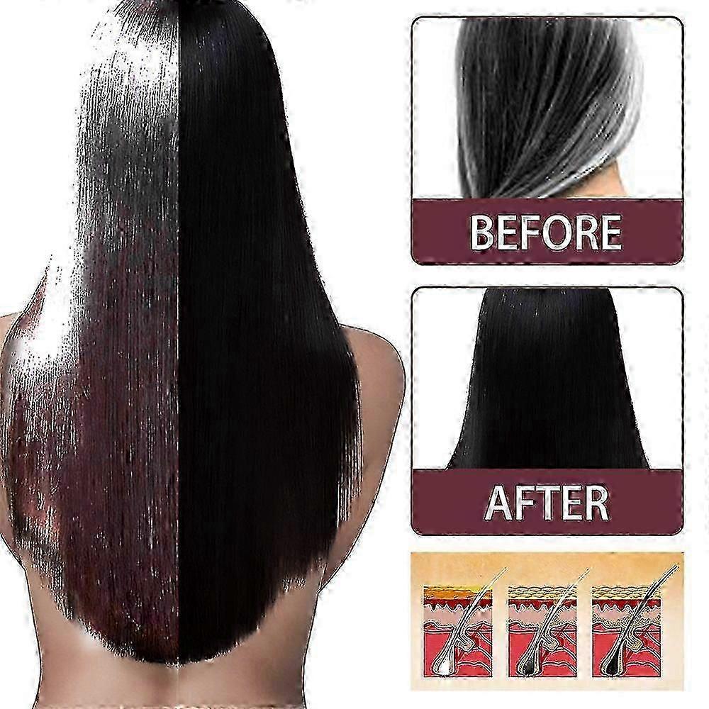 3pcs Herbal Gray Hair Care Spray, Polygonum Multiflorum & Herb Extract, Strengthen & Moisturize Hair