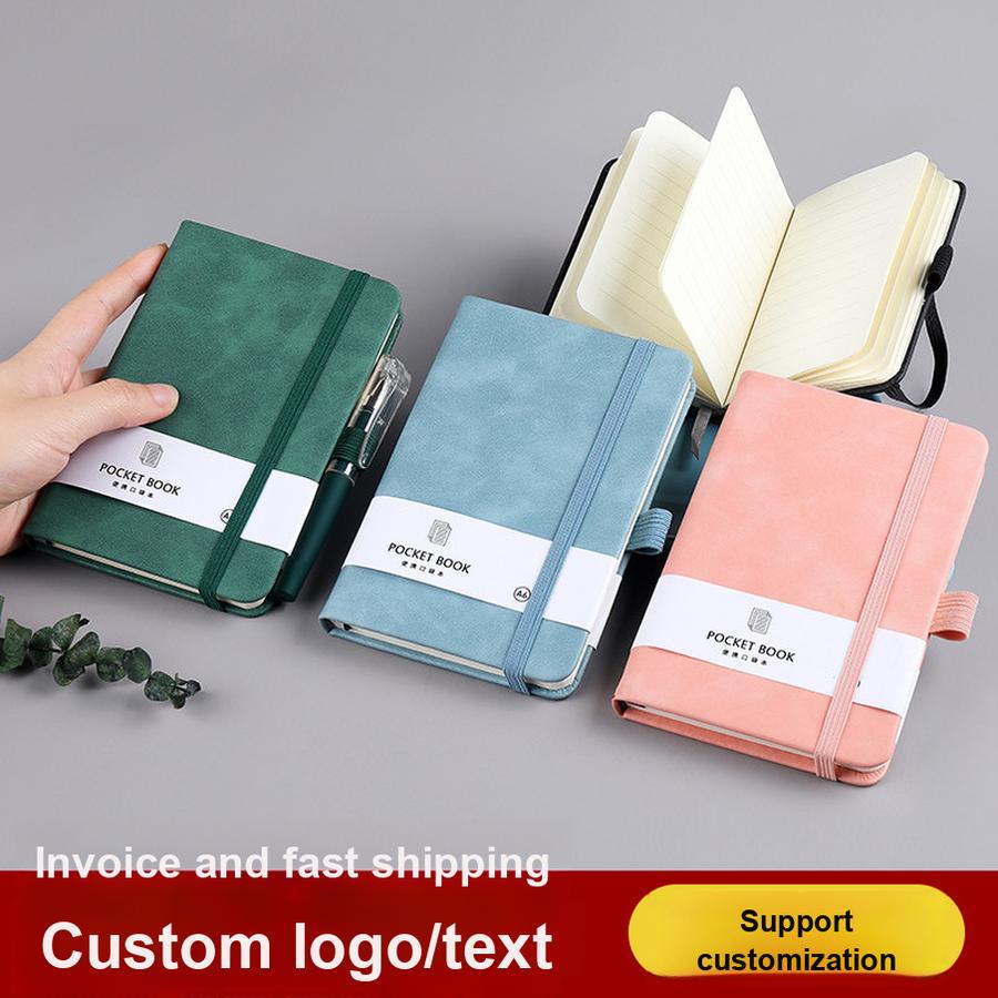 A7 Strap Notebook , A5 Softcover Student Diary, Custom Made A6 Student Agenda Book