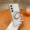 Bracket Transparent Holder Case for Samsung Galaxy S26 S25 Ultra S24 S22 Plus S23 FE A56 A55 A16 A17 Magnetic Stand Cover