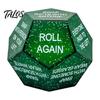 Christmas Gift Exchange Dice Santa Swap Dice, Stocking Stuffers White Elephant Multi-sides Game Glitter for Present Party
