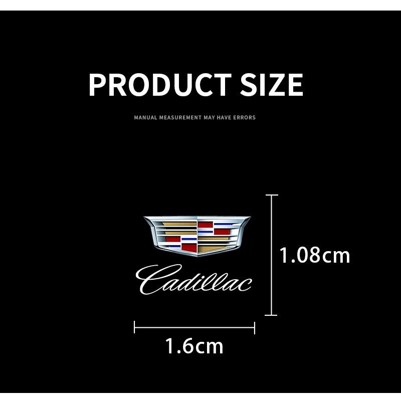 Car Logo Sticker Central Control Decals Car Accessories For Cadillac CTS STS DTS SRX XLR ATX Escalade Seville Tiburon