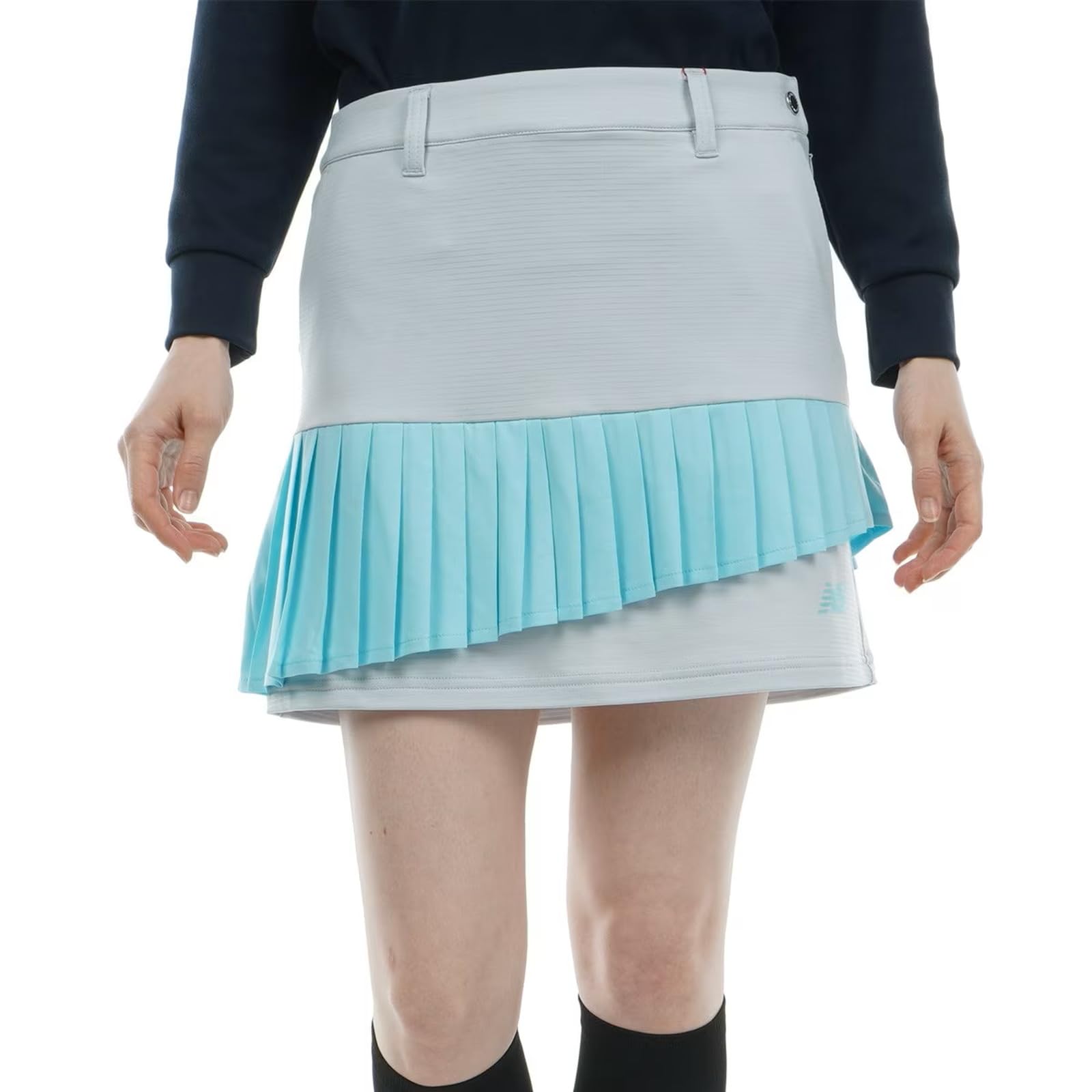 

Golf Hybrid Skirt Border Heat 00 [New Balance] Women s (Shadow Pattern/KARUISHI: Retention/Abrasion Resistance) / 012-3234510 021_Gray [XS]