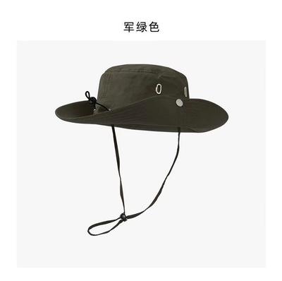 Hat Bucket Hat Hat Outdoor Waterproof Men's and Women's Cowboy Hats Hiking Shading Mountaineering Western Big Head Circumference Sun Protection