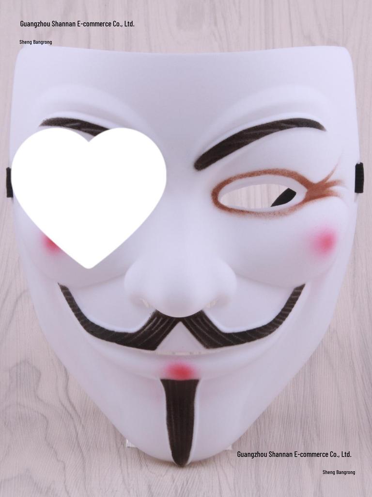 Halloween V Mask Masquerade Full Face Hacker Street Dance Mask for Men
