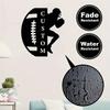 Vintage Metal Wall Sign Football Player Personalized Sports Decor Gift