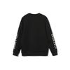 Li-Ning Printed Logo Pullover Sweatshirt Men sweatshirt Black AWDR413-1
